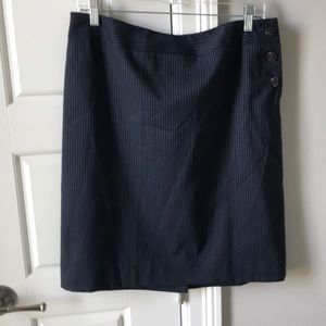Pin stripe skirt great for office. Wore once.